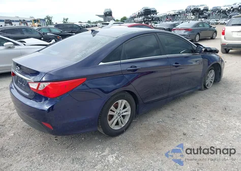 2014 Hyundai Sonata Gls from USA, damaged, VIN 5NPEB4AC4EH849493
